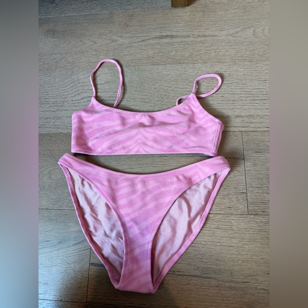 TRIANGL Pink Zebra Bikini Set